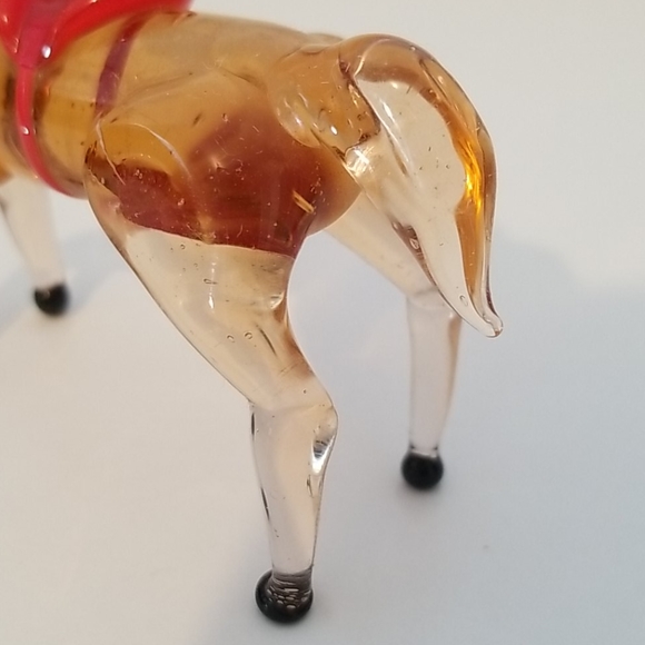 Vintage Glass Art Horse Figurine. - Picture 3 of 7